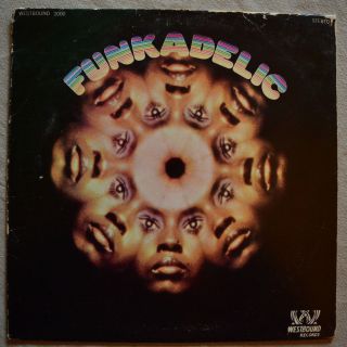 Funkadelic Self Titled Westbound Wb - 2000 Us 1st Press Rare Vinyl Lp 1970 Ex