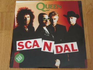 Queen Scandal 12  Special Etched Vinyl Single Stunning Audio Ex,  /mint -