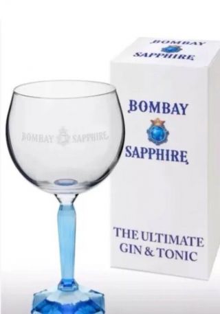 Bombay Sapphire Gin Balloon Glass Gift Boxed