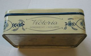 Vintage Cookie Tin Victoria Dordrecht Holland 2