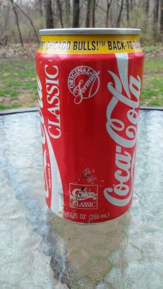 Chicago Bulls Coca Cola NBA World Champs Coke Can Back To Back Vintage 1991 1992 4