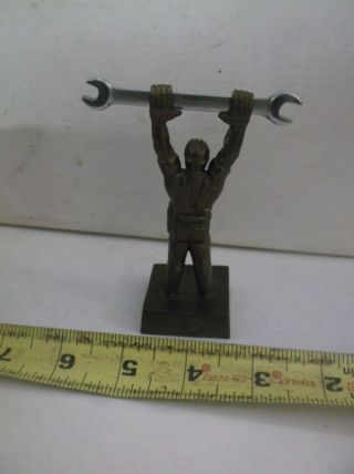 rare J.  H.  Williams Tools Vintage Advertising Paperweight wrench mill garage desk 3