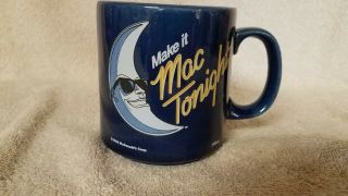 Vintage 1988 Mcdonalds Make It Mac Tonight Mug.