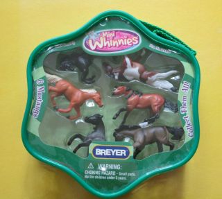 Breyer Mini Whinnies 6 Mustangs 300118 Package Mini Horses