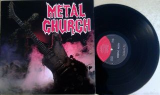 Metal Church Self Titled Lp Vg,  Press Vinyl 1984