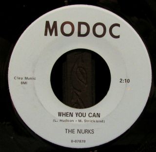 The Nurks When You Can/another Rainbow Ultra Rare Psych Rock Garage 45 Hear Both