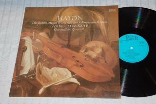Haydn Gewandhaus Quartet - 7 Last Words Of Our Redeemer On The Cross Suske Lp