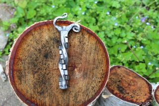 Hand Forged Twist Bottle Opener.  Harts Forge