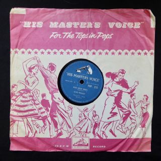 Elvis Presley Blue Suede Shoes / Tutti Frutti Hmv Pop.  213 Uk Vinyl 10’’ 78rpm