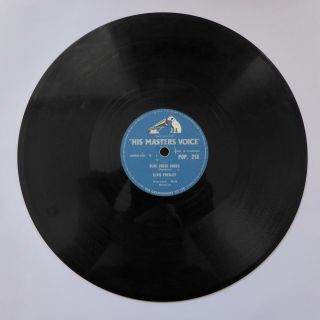 ELVIS PRESLEY Blue Suede Shoes / Tutti Frutti HMV POP.  213 UK VINYL 10’’ 78rpm 2