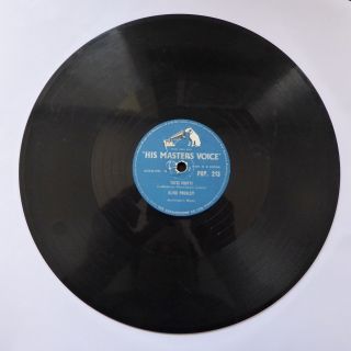 ELVIS PRESLEY Blue Suede Shoes / Tutti Frutti HMV POP.  213 UK VINYL 10’’ 78rpm 4