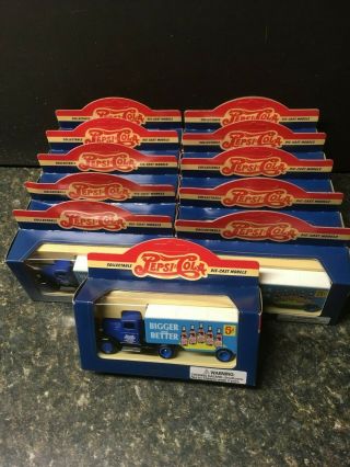 1935 Ford 3 Ton Die Cast Pepsi - Cola Articulated Truck (11 Each) Lledo / England