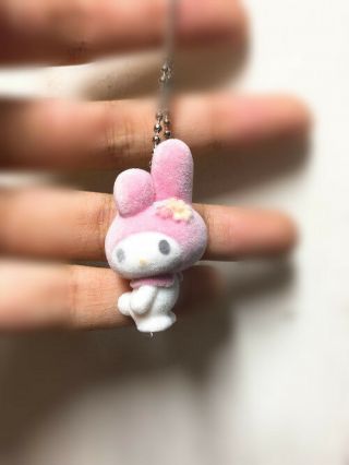 A67 Sanrio My Melodya Rabbit Keychain Gushapon Kitty Doll Figure Japan三麗鷗美樂蒂兔子