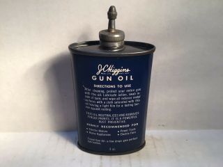 Vintage J C Higgins Oil Can Lead Handy Oiler Full Sears Rare Gun Browning Steyer 4