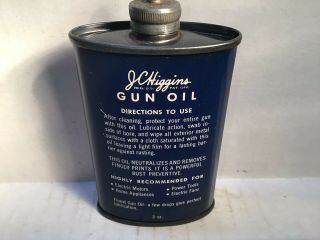 Vintage J C Higgins Oil Can Lead Handy Oiler Full Sears Rare Gun Browning Steyer 5