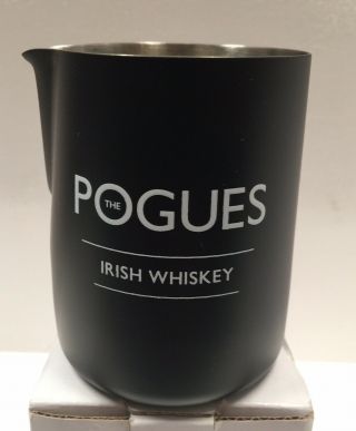 Pogues Irish Whiskey Metal Water Jug / Small Single Serving / Ref A1