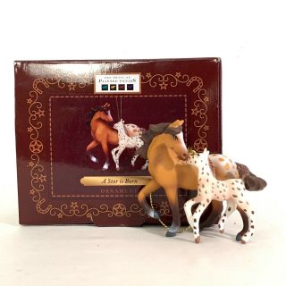 The Trail Of Painted Ponies Christmas Ornament " A Star Is Born " Enesco