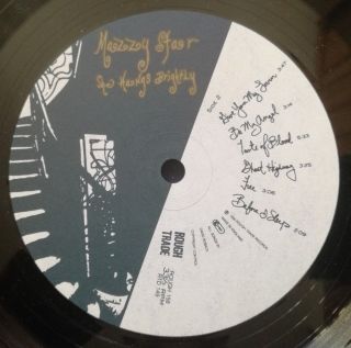 MAZZY STAR SHE HANGS BRIGHTLY UK 1990 ROUGH TRADE LP 4