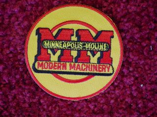 (2) Minneapolis Moline Tractor Logo Patches