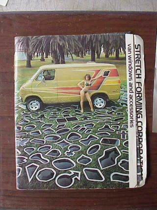 1975 Mod Van Bubble Window Catalogs Folder Dodges Hippy Vans