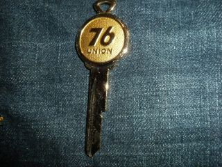 Union 76 Gold Plated Key.  To Fit Any 1968 Gm Car