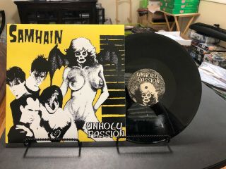 Samhain Unholy Passion Bootleg Lp Record Danzing
