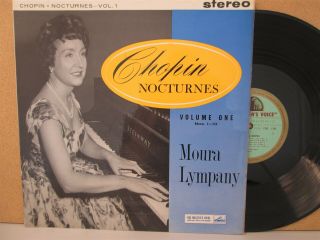 Csd 1343 G/g Ed1 Uk Stereo - Moura Lympany - Chopin Nocturnes Vol.  1 Piano Lp