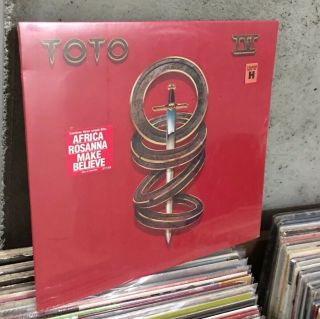 Toto Iv - 1982 Factory Vinyl W Hype Stickers Africa