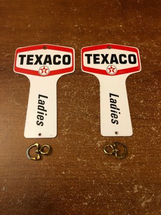 Vintage Texaco Restroom Key Holders