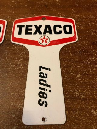 Vintage Texaco Restroom Key Holders 3