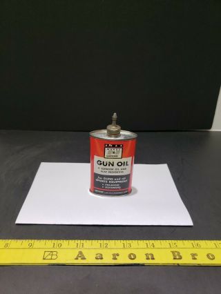 Vintage Wards Hawthorne Lead Top Handy Gun Reel Oiler Oil Tin Can
