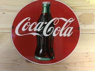 vintage metal coca cola sign 2
