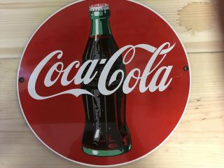 vintage metal coca cola sign 4