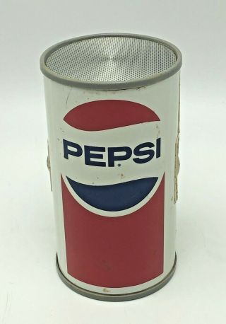 Vintage Pepsi Cola Can Transistor Radio Promotional Gadget Item General Electric