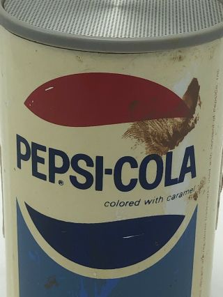 Vintage Pepsi Cola Can Transistor Radio Promotional Gadget Item General Electric 5