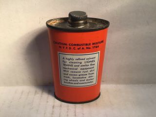 Vintage Lionel Oil Can NOS Handy Oiler Oz 4 rare Lead tin Oilzum Richfield BP DX 3