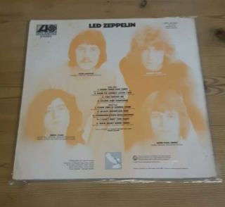 Led Zeppelin I Vinyl LP Atlantic Records ATL40031 1969 German Press 2