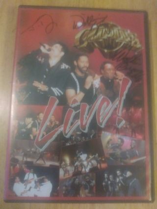 The Commodores Live Autographed Signed Dvd