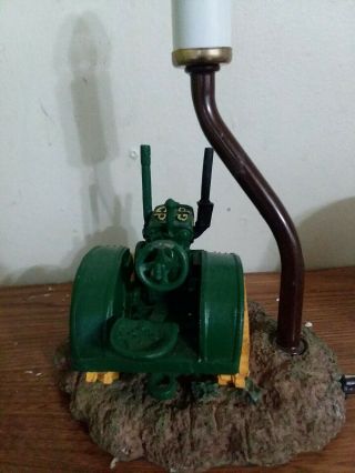 NIB Vintage John Deere Tractor Table Lamp with Shade 6
