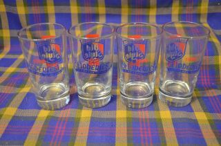 Set of 4 Vtg HEILEMAN ' S Old Style 6oz 1995&98 Octoberfest Beer Drinking Glasses 2