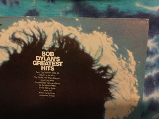 Bob Dylan LP Greatest Hits POSTER Columbia KCS - 9463 (2 EYE) Milton Glaser 3