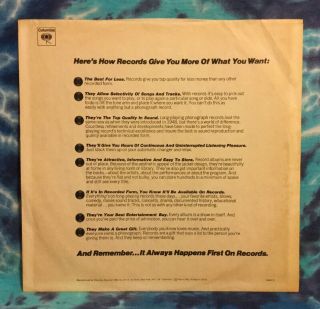 Bob Dylan LP Greatest Hits POSTER Columbia KCS - 9463 (2 EYE) Milton Glaser 7