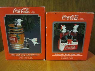Coca Cola Series Enesco Christmas Tree Ornament - - Private Listing Italy Ricardo