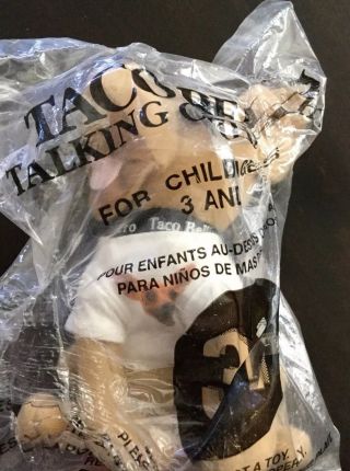 Taco Bell Chihuahua Plush Stuffed Talking Dog Fast Food Advertisement Yo Quiero
