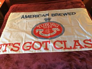 Tuborg Beer Banner,  Hung At Riverside Raceway,  Nascar,  Nhra