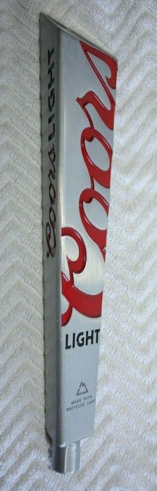 12 " Coors Light Beer Bar Large Tap Handle Here In Hawaii