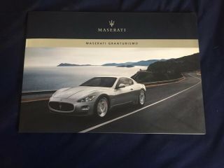 2009 Maserati Granturismo 76 Page Color Brochure Prospekt