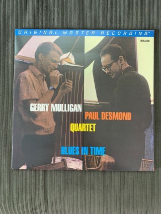 Gerry Mulligan Paul Desmond Quartet Blues In Time Mfsl Lp ’ed