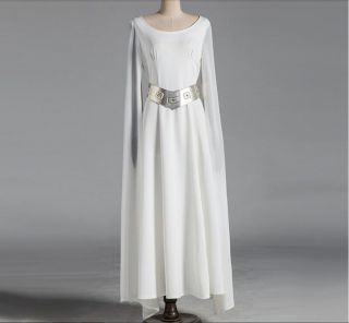 Star Wars Princess Leia Cosplay Costume Fancy Dress Custom Made Any Size
