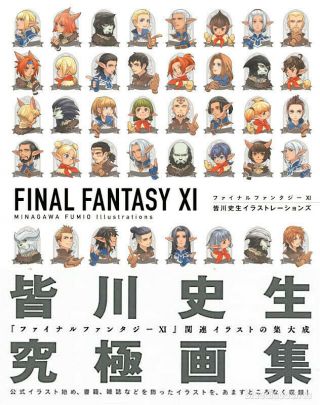 Dhl Final Fantasy Xi 11 Minagawa Fumio Illustrations Art Book Mmorpg Game Design